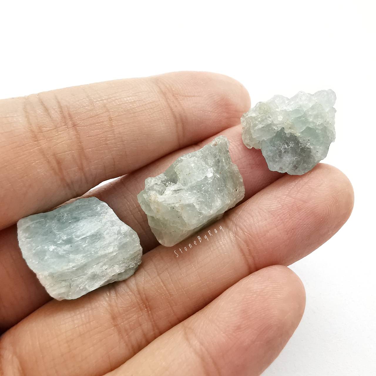 อความารีนก้อนธรรมชาติ Aquamarine