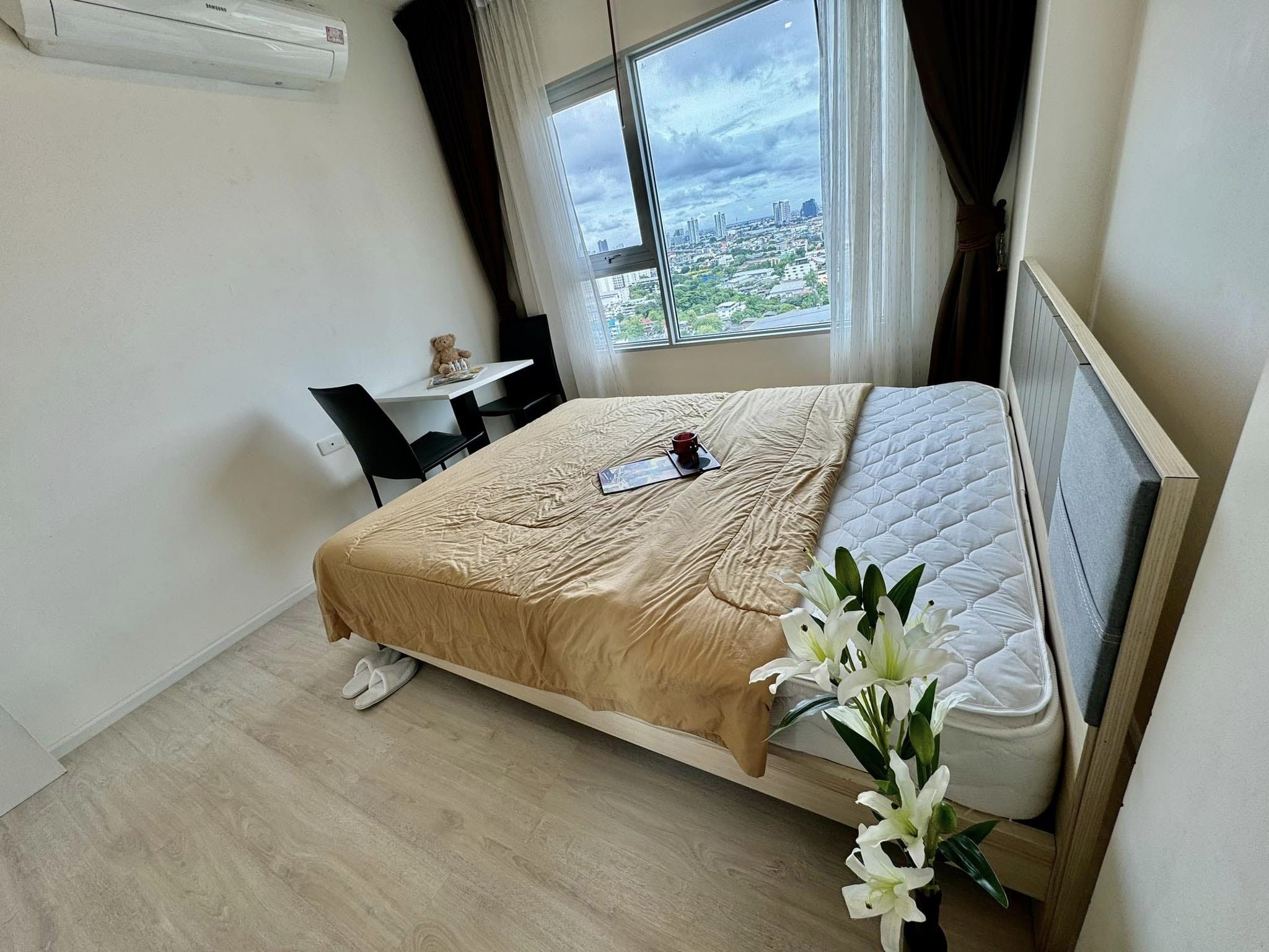 ปล่อยเช่าคอนโด Aspire Sathorn - Thapra (แอสปาย สาทร - ท่าพระ) - ราคาคุ้มมาก 1ห้องนอน 1ห้องน้ำ 1ห้องนั่งเล่น - ใกล้ BTSตลาดพูล / เดอะมอลล์ท่าพระ - ขนาดห้อง 30.5 ตรม. ชั้น 23