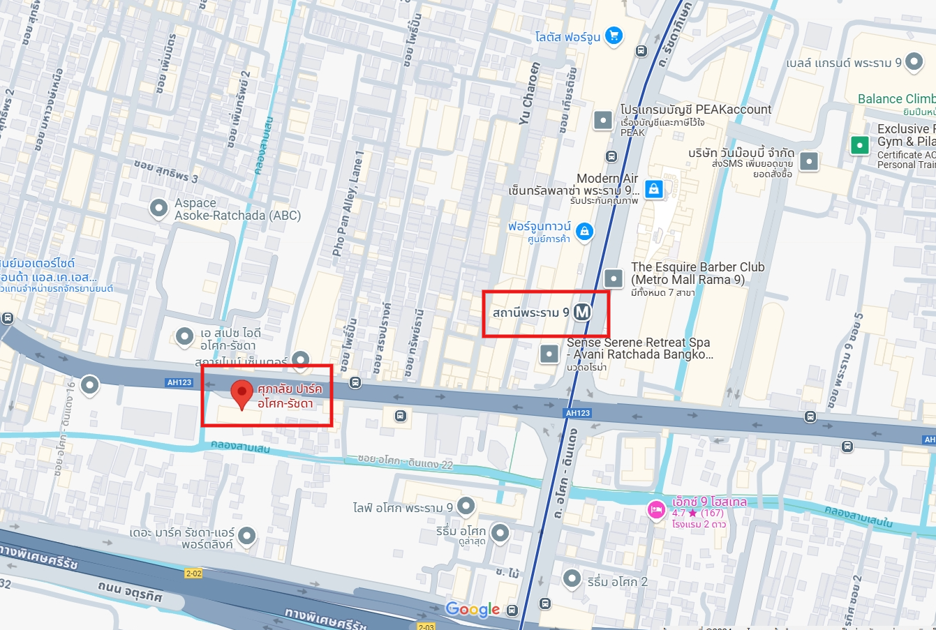 ปล่อยเช่า Supalai Park Asoke - Ratchada (ศุภาลัย ปาร์ค อโศก - รัชดา) - โซนพื้นที่ MRT พระราม 9 1ห้องนอน 1ห้องน้ำ 1ครัว - ขนาดห้อง 50 ตรม. ชั้น 23 - ให้เช่า 15,000 ต่อเดือน