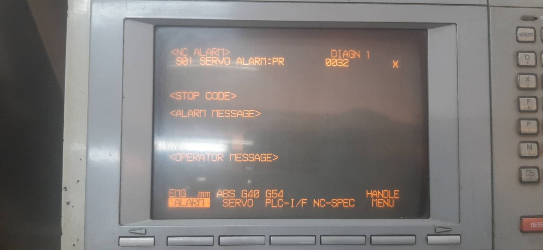 งานซ่อม CNC HARDFORD ALARM 32 ที่ SERVO DRIVE