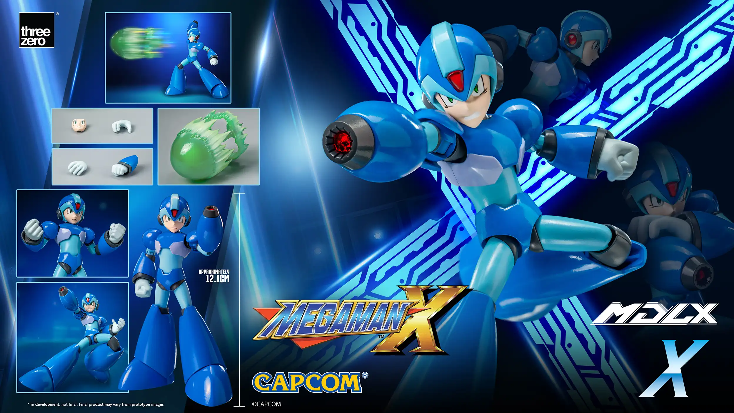 Three Zero 04895250814776 Mega Man X 12 cm