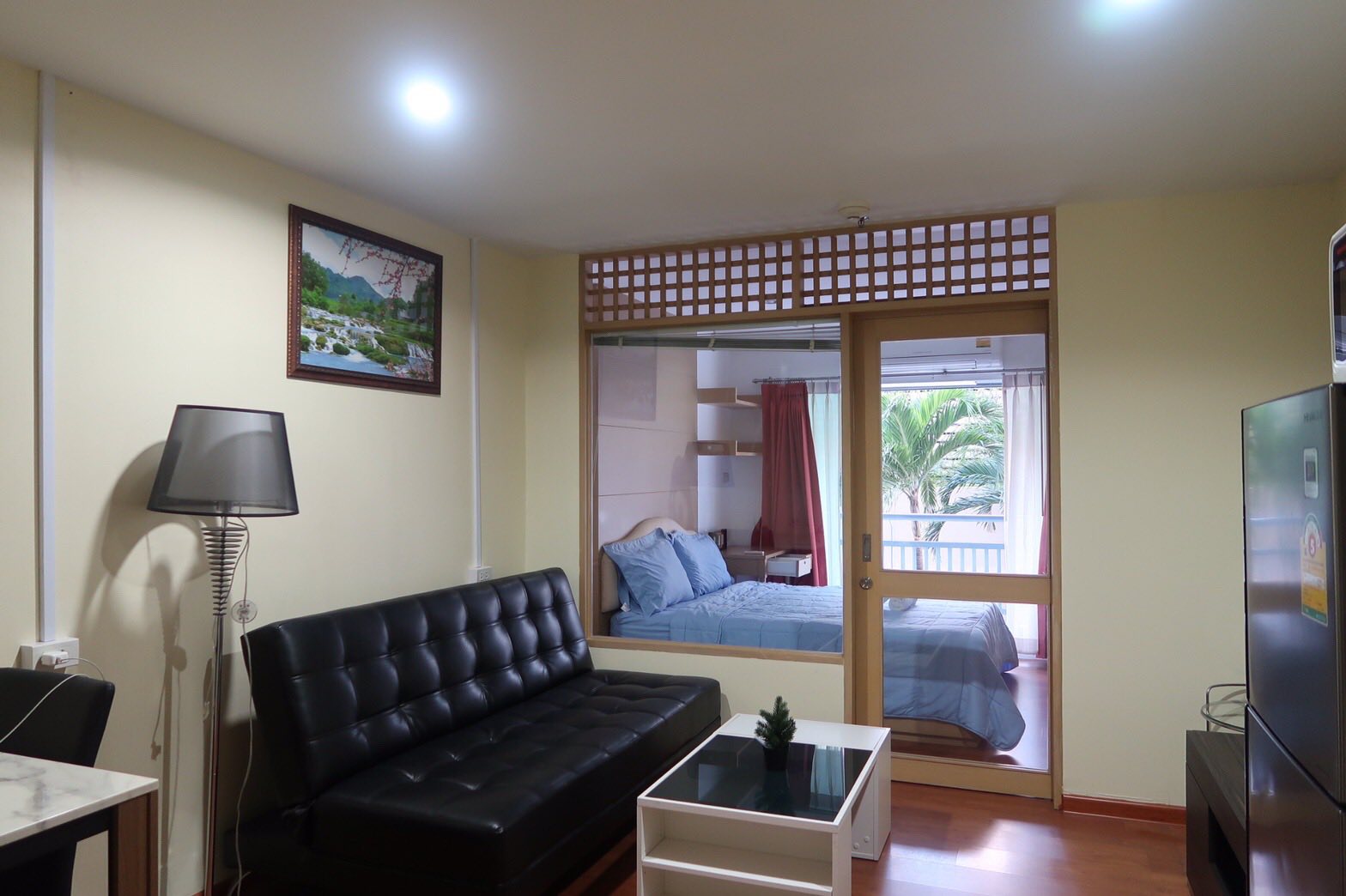 ให้เช่าคอนโด Grand Park View Asoke (แกรนด์ พาร์ค วิว อโศก) โซน รถไฟฟ้า MRT เพชรบุรี / มศว 1ห้องนอน / 1ห้องน้ำ ขนาดห้อง 35 ตรม. ชั้น 12