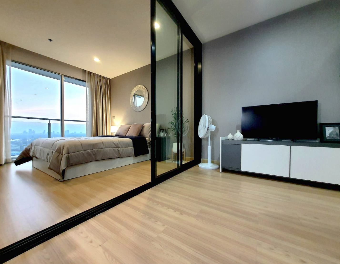 ปล่อยเช่าคอนโด Sky Walk Residence (สกาย วอร์ค เรสซิเดนซ์) - 1ห้องนอน 1ห้องนั่งเล่น 1ห้องน้ำ - ใกล้ BTS พระโขนง