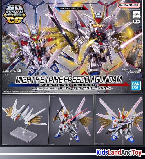 Bandai 4573102671738 SD GUNDAM CROSS SILHOUETTE MIGHTY STRIKE FREEDOM GUNDAM P