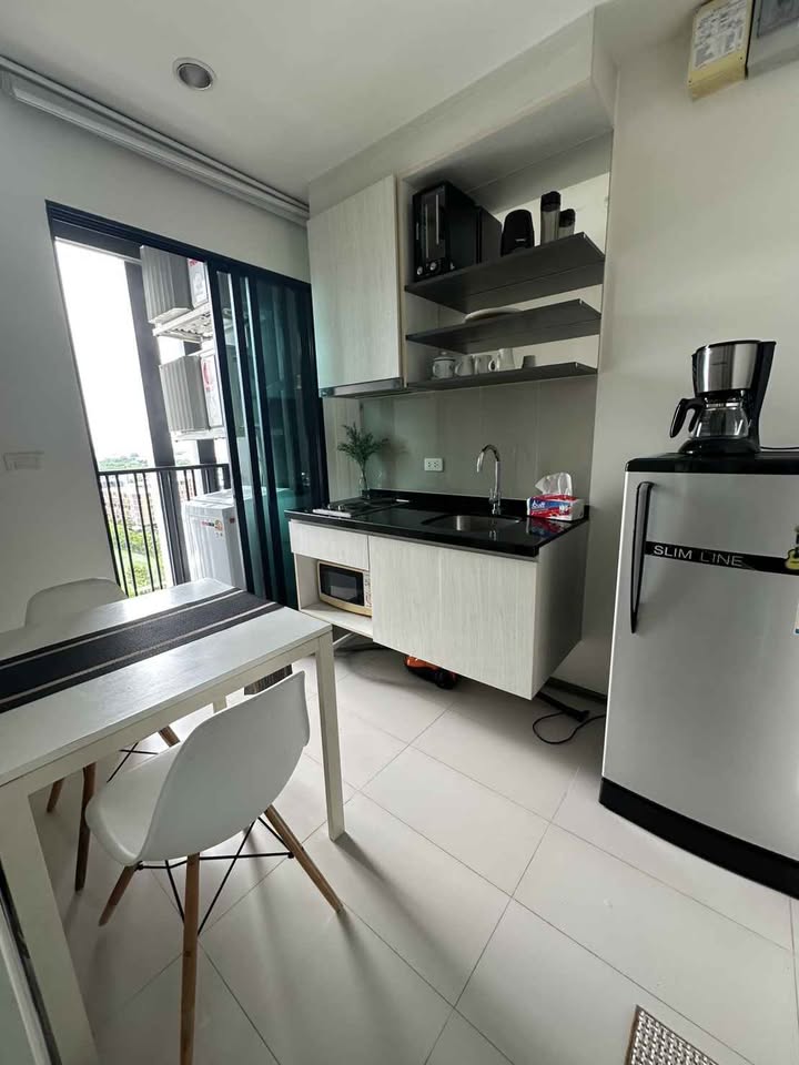 ให้เช่าคอนโด The Base Park East Sukhumvit 77 (เดอะ เบส พาร์ค อีสท์ สุขุมวิท 77) 1ห้องนอน / 1ห้องน้ำ ขนาด 26.5 ตรม. ชั้น 15 ค่าเช่า 15,000 ต่อเดือน รถไฟฟ้า BTS อ่อนนุช