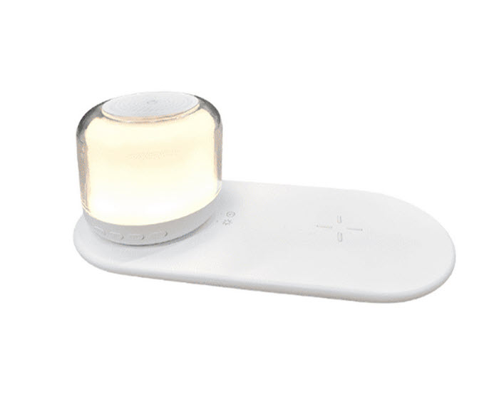 EZHome 8859616003149 Wireless Charger Speaker with Lighting EL15 gadgets
