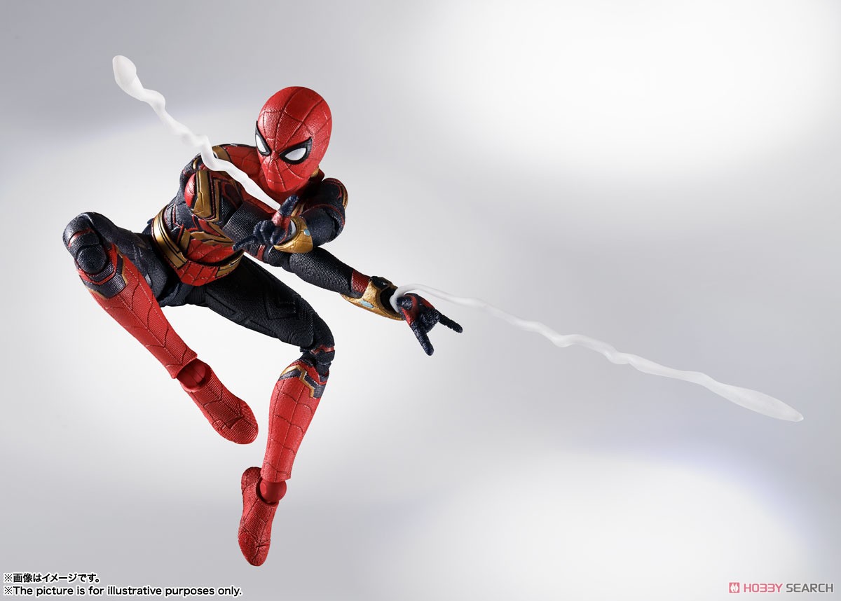 (เหลือ1ชิ้น ทักแชทก่อนโอน) 4573102620910 S.H.Figuarts Spider-Man [Integrated Suit] (Spider-Man: No Way Home)