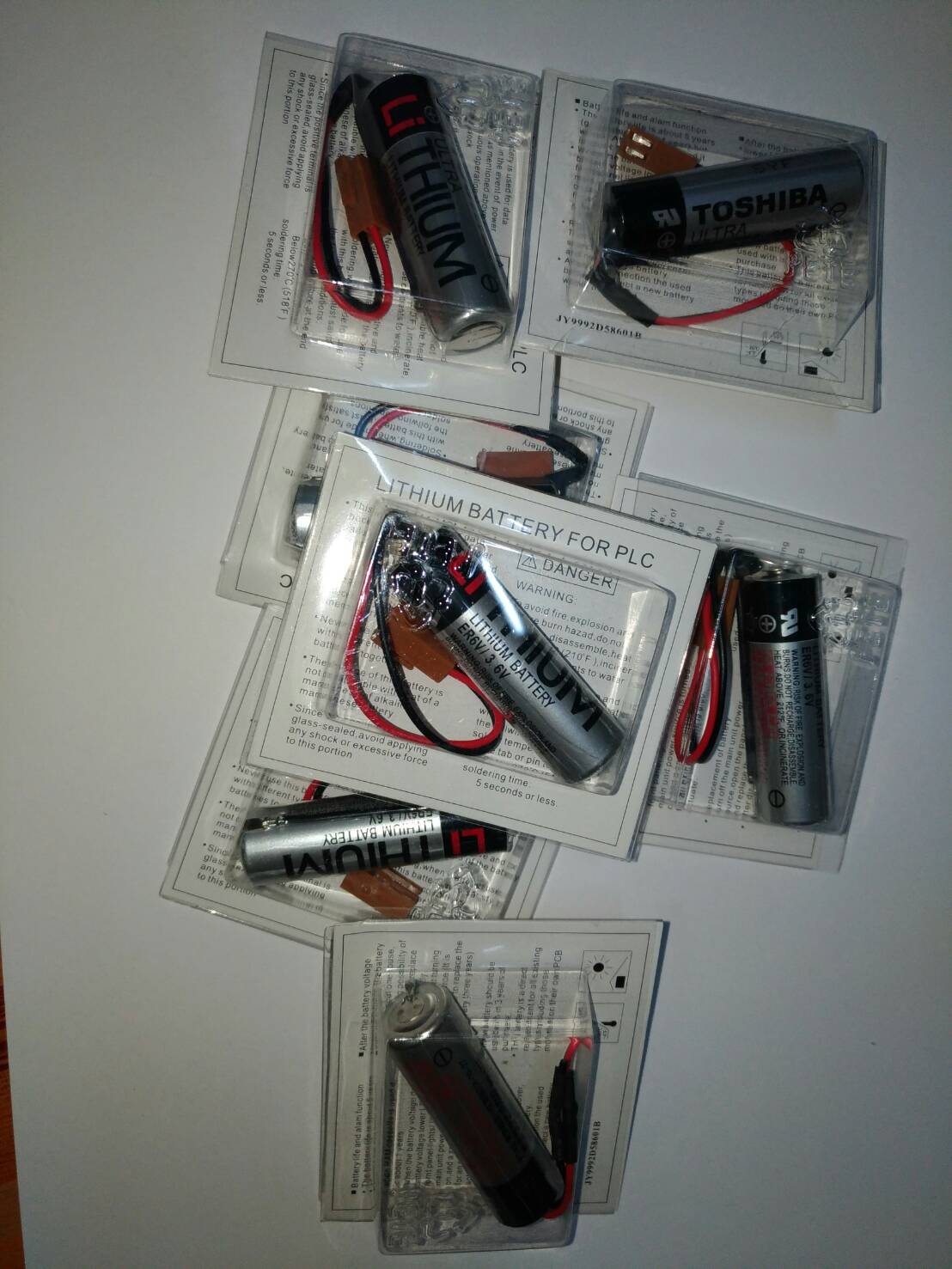 MITSUBISHI MR-J3BAT TOSHIBA ER6V/3.6V Lithium battery