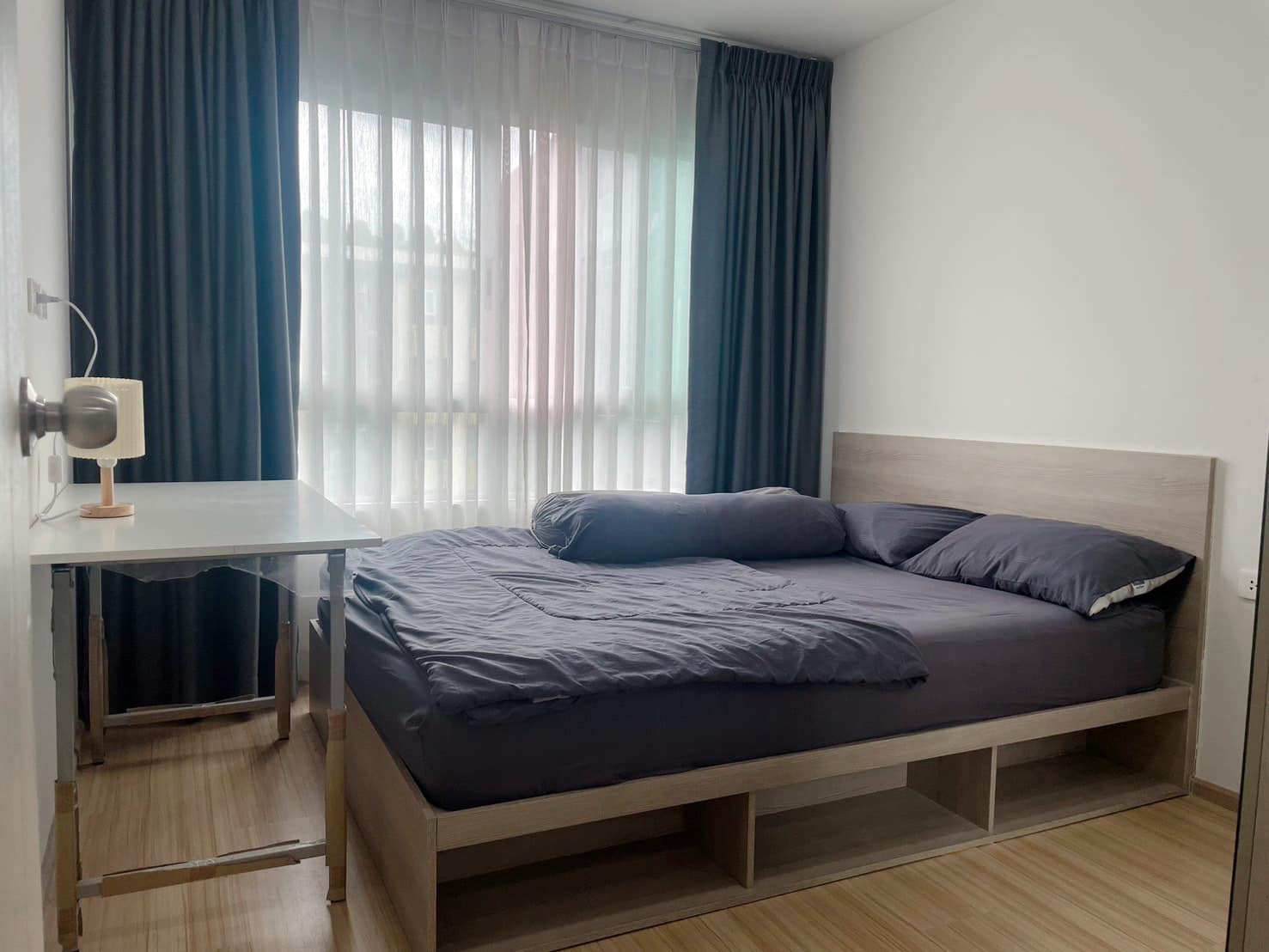 ปล่อยเช่าคอนโด Elio Del Moss Phaholyothin 34 (เอลลิโอ เดล มอสส์ พหลโยธิน 34) - 1ห้องนอน 1ห้องเอนกประสงค์(ทำ2นอนได้) 1ห้องน้ำ 1ห้องนั่งเล่น - ใกล้ BTS เสนานิคม / เกษตร - ขนาดห้อง 35 ตรม. ชั้น 7 ตึก A วิวสระ