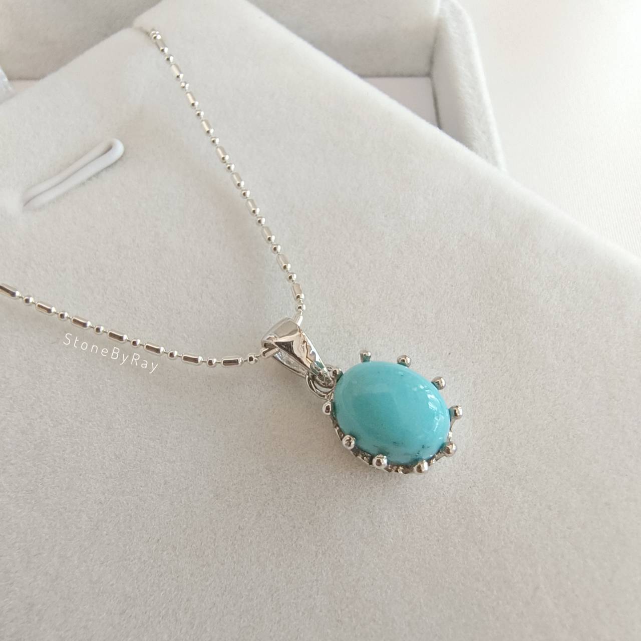 สร้อยคอเงินจี้หินเทอร์ควอยส์ Turquoise