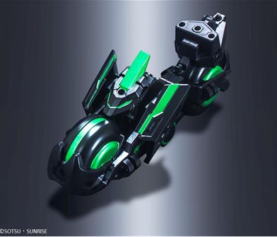 กลุ่งบุบ Bandai 4573102577153 SD SANGOKU SOKETSUDEN 12 TRINITY BIKE เขียว 500YEN ไม่รวมตัวหุ่นครับ