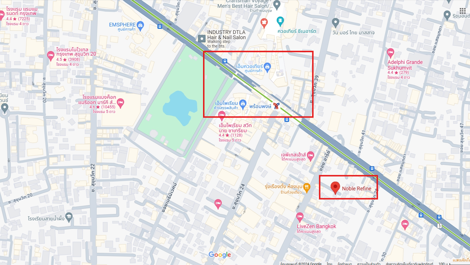 ปล่อยเช่าคอนโด โนเบิล รีไฟน์ ( Noble Refine ) สุขุมวิท 26 - 2ห้องนอน 2ห้องน้ำ 1ห้องนั่งเล่น - ใกล้ BTS พร้อมพงษ์ - ขนาดห้อง 72.5 ตรม. ชั้น 19