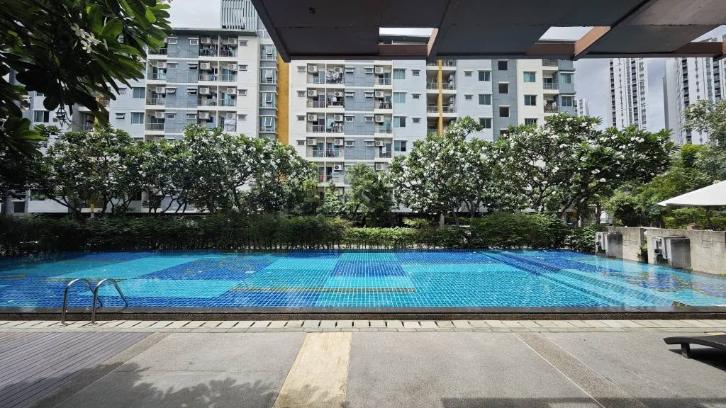 คอนโด Supalai City Resort Ratchada-Huaykwang (ศุภาลัย ซิตี้ รีสอร์ท รัชดา-ห้วยขวาง) Low Rise โซนพื้นที่ MRTห้วยขวาง ให้เช่าห้องแบบ 1ห้องนอน 1ห้องน้ำ 1ครัวปิด ขนาดห้อง 46 ตรม. ชั้น 2 ตึก4