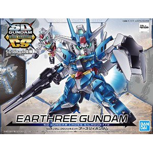 Bandai 4573102591241 SD GUNDAM CROSS SILHOUETTE EARTHREE GUNDAM