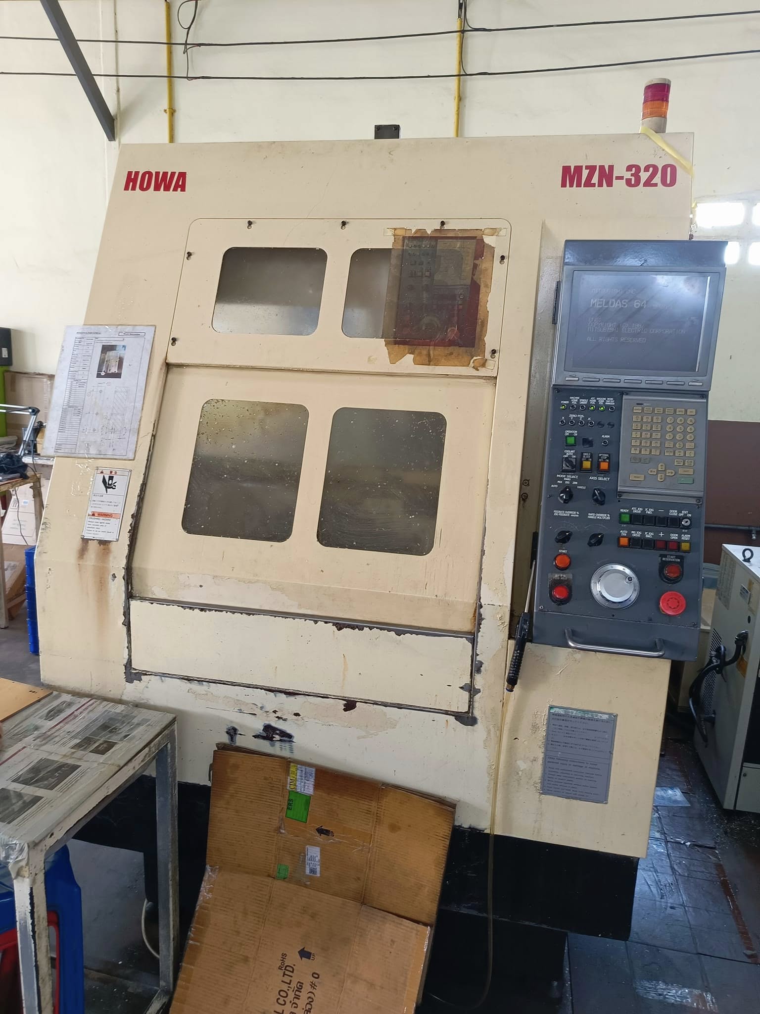 Service cnc ยี่ห้อ HOWA MZN-320 MITSUBISHI M64A