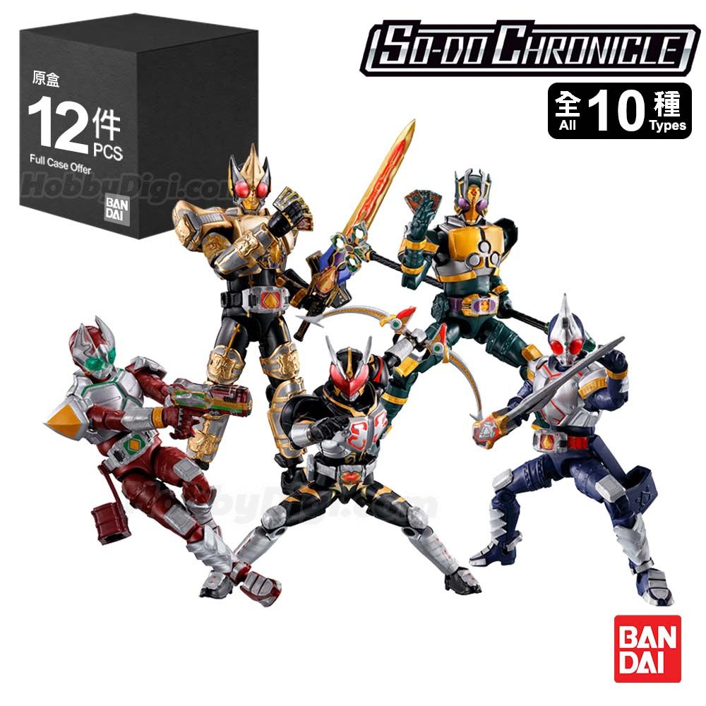Bandai 4570117922848 *ได้ครบ10แบบ* SO-DO CHRONICLE KAMEN RIDER BLADE W/O GUM ได้ครบ 10 แบบ