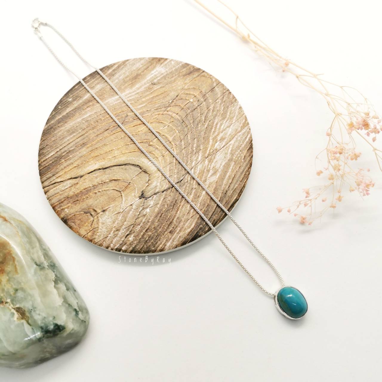 สร้อยคอเงินจี้หินเทอร์ควอยส์ Turquoise