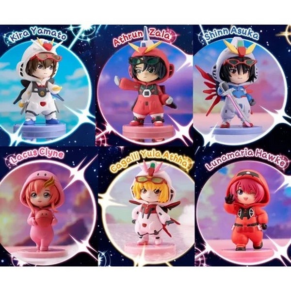 Bandai ****แบบสุ่ม-จุ่มเดี่ยว*** 6974913234956 BNFIGURE Q MOBILE SUIT GUNDAM SEED DESTINY PAJAMARS VER.** แบบสุ่ม *