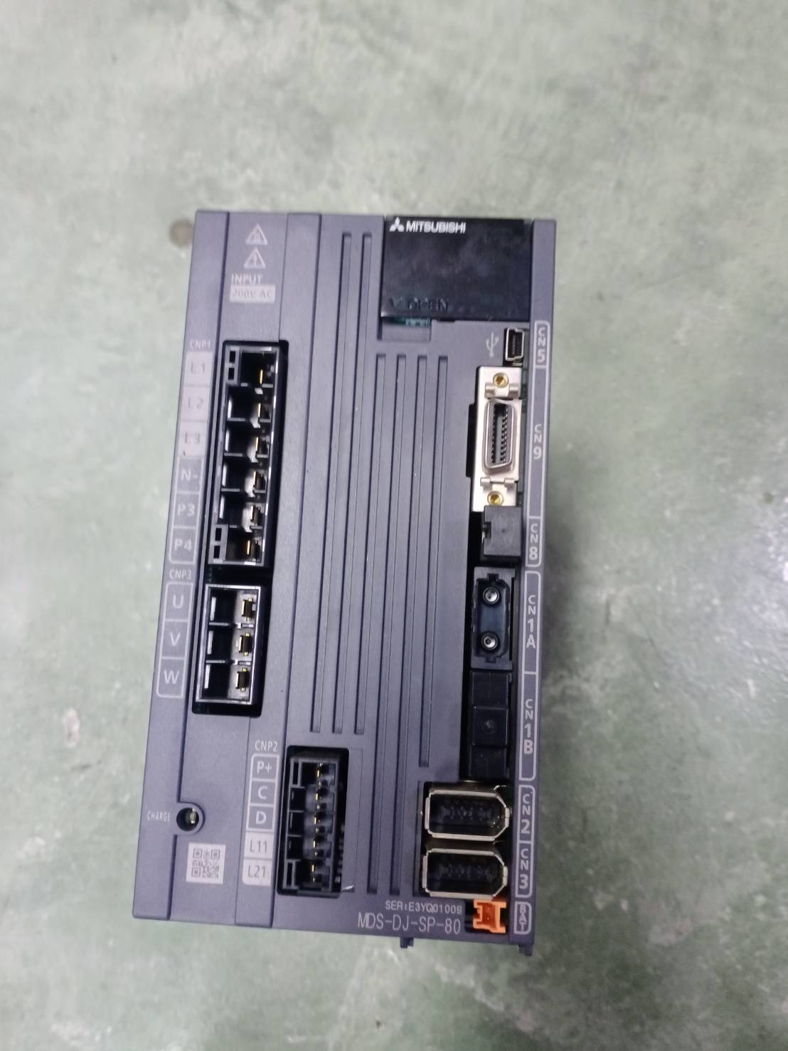MITSUBISHI MDS-DJ-SP-80 SPINDLE SERVO DRIVE UNIT