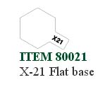 45135200 tamiya 80021 Enamel X21 flat base