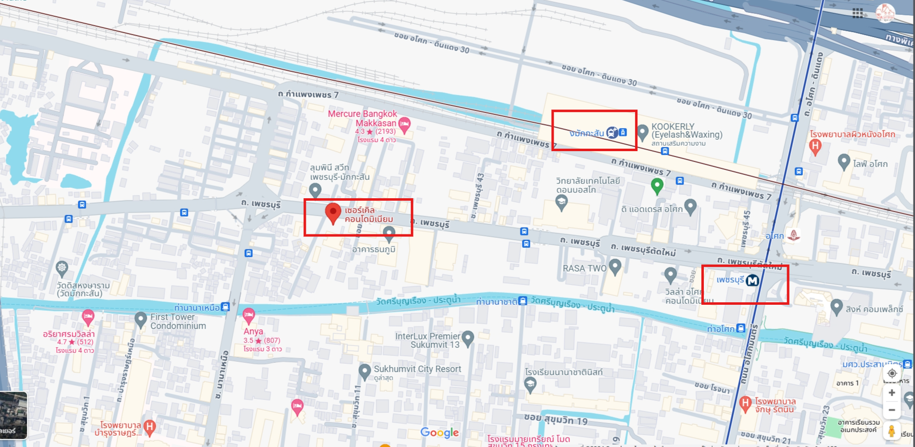ปล่อยเช่าคอนโด Circle Condominium (เซอร์เคิล คอนโดมิเนียม) - 2ห้องนอน 2ห้องน้ำ 1ห้องนั่งเล่น - ใกล้ MRT เพชรบุรี ARL มักกะสัน - ขนาดห้อง 75 ตรม. ชั้น 12 ตึก 2