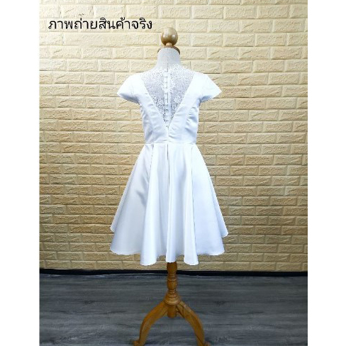 kudapy เดรสสั้นสีขาว ชุดเจ้าสาวสั้น สไตร์มินิมอล โบว์ด้านหลังถอดได้