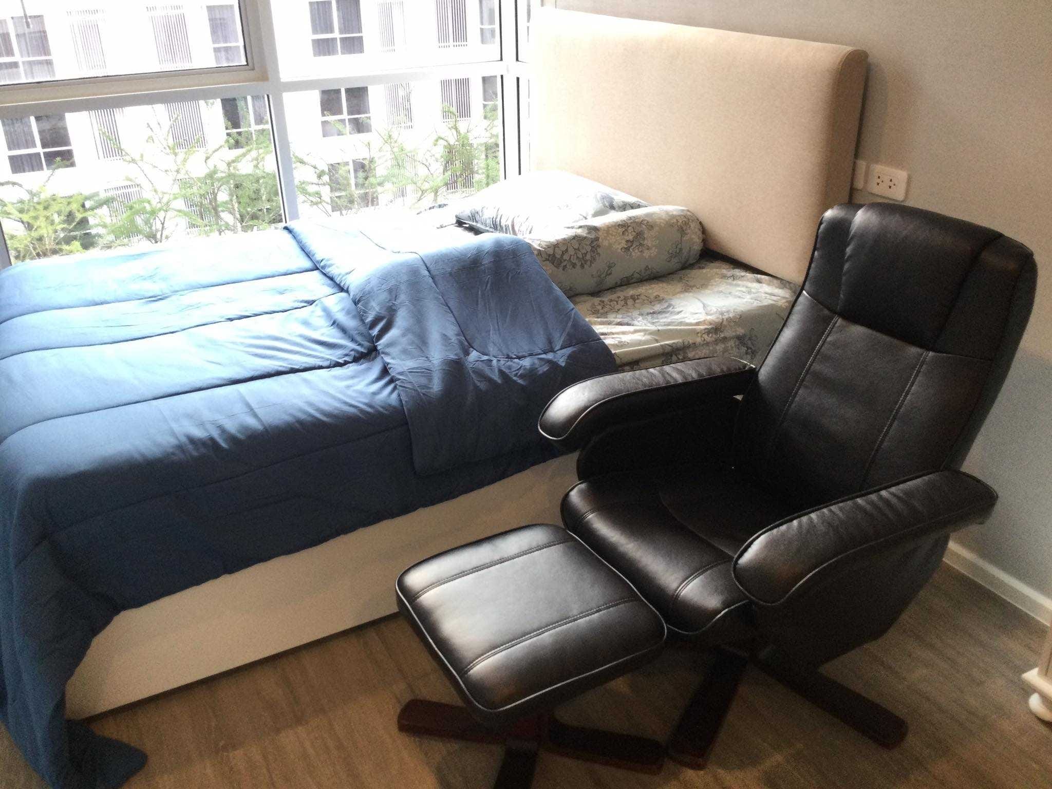 ให้เช่าห้องใหม่แบบ 2ห้องนอน 1ห้องน้ำ โซนพื้นที่ BTS รัชโยธิน คอนโด Blue Phahonyothin 35 (บลู พหลโยธิน 35) ขนาดห้อง 35 ตรม. ชั้น 6 ตึก B วิวสระ