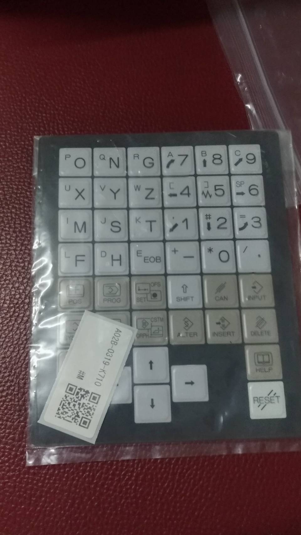 FANUC A02B-0319-K710 KEYSHEET FOR Oi-Series