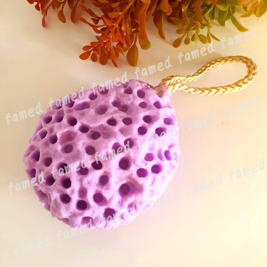 ฟองน้ำเด็กนุ่มนุ่ม ออร์แกนิค ขยายใหญ่พอดีมือเมื่อเปียกน้ำ