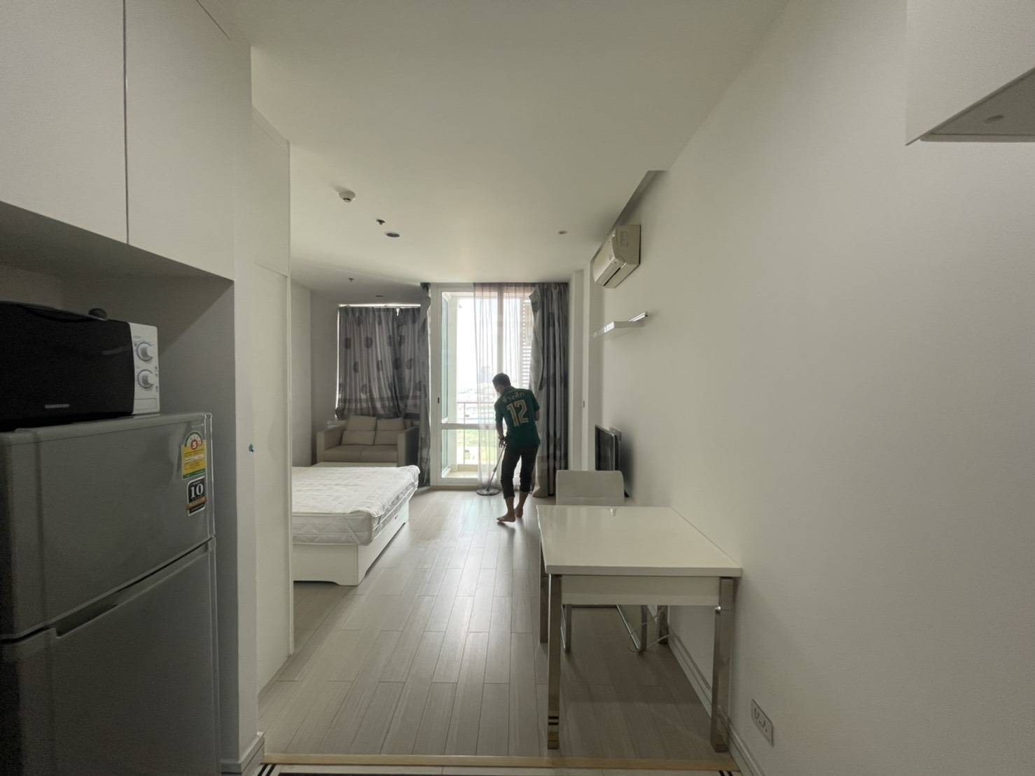 ปล่อยเช่าคอนโด TC Green Rama 9 (ทีซี กรีน พระราม 9) - Stuidio 1ห้องน้ำ - ใกล้ MRT พระราม 9 - ขนาดห้อง 31 ตรม. ชั้น 11 ตึก A