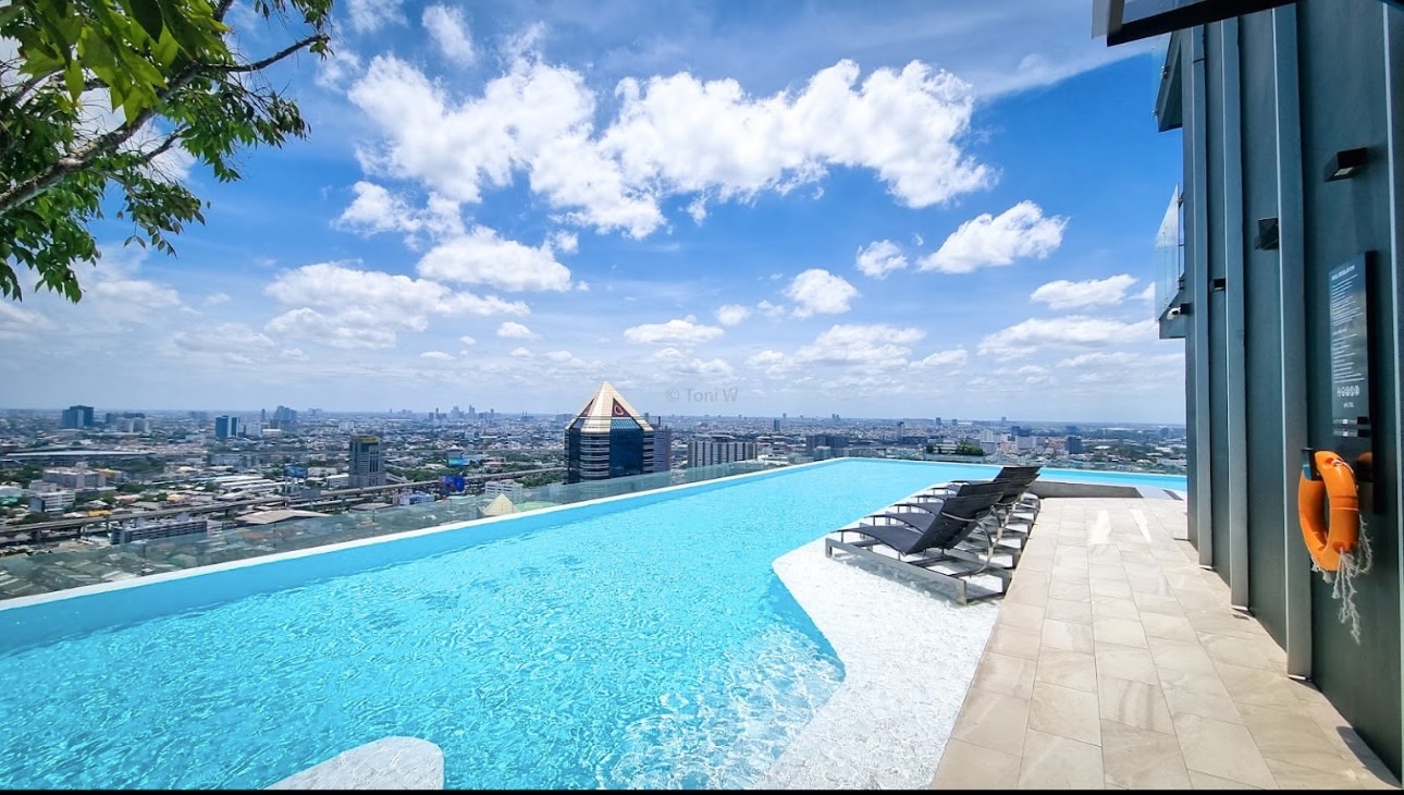 ให้เช่า (ไนท์บริดจ์ สเปซ รัชโยธิน) High Rise โซนพื้นที่ BTS พหลโยธิน 24 ห้องแบบ Duplex2ชั้น 25 1 ห้องนอน 1ห้องน้ำ