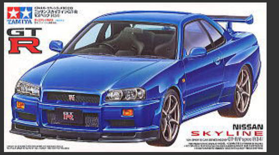 tamiya 4950344995288 no210 1/24 Nissan Skyline GT-R V-Spec (R34) (Model Car)