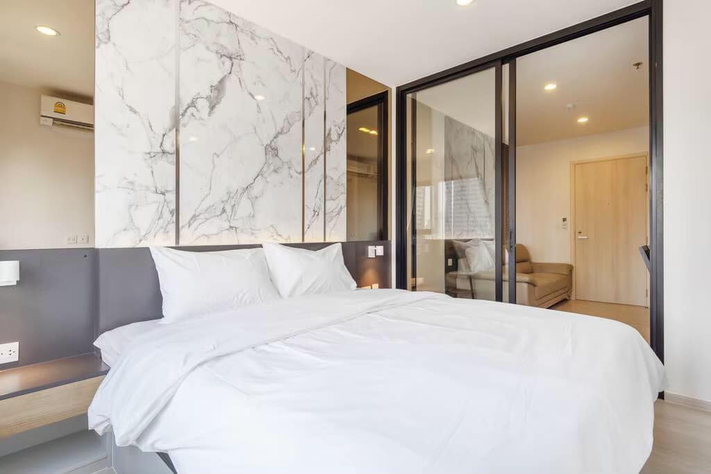 ให้เช่าห้องแบบ 1ห้องนอน 1ห้องน้ำ โซนพื้นที่ ติด MRT เพชรบุรี คอนโด Life Asoke (ไลฟ์ อโศก) ขนาดห้อง 36 ตรม. ชั้น 23