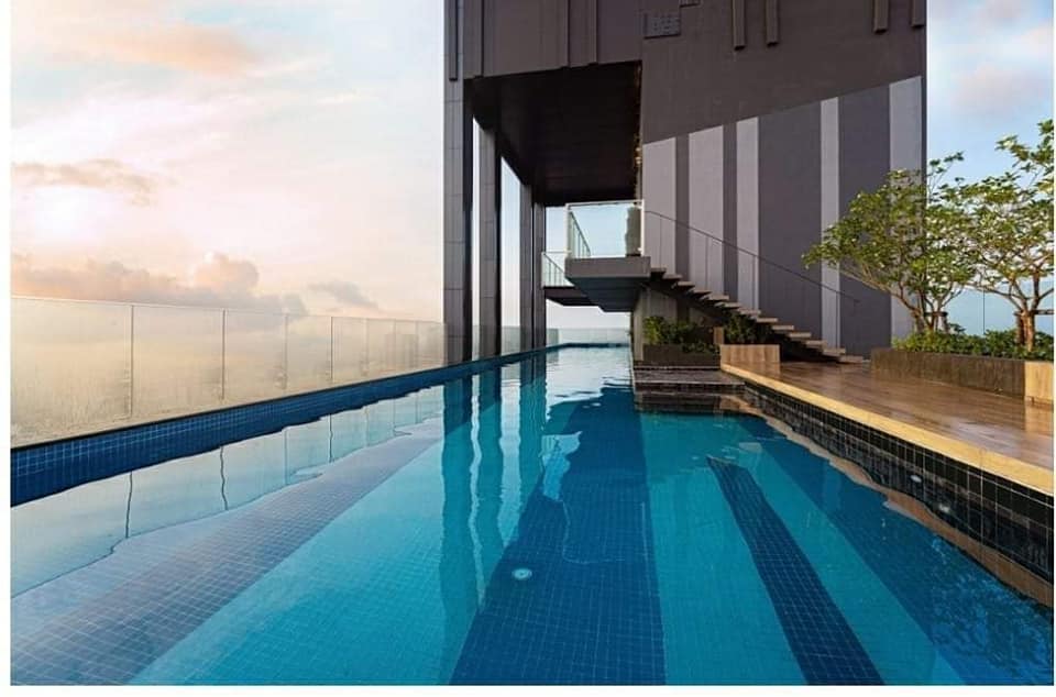 ปล่อยเช่าคอนโด The Tree Hua Mak Interchange (เดอะ ทรี หัวหมาก อินเตอร์เชนจ์) - Studio 1ห้องน้ำ 1ห้องครัว - ใกล้ The Mall บางกะปิ / MRT ลำสาลี - ขนาดห้อง 23 ตรม. ชั้น 4 ตึก D