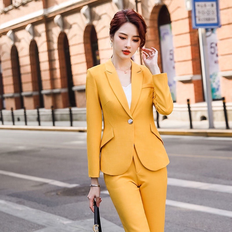 kudapy เซตสูท 3 ชิ้น เสื้อ+กางเกง+สายเดี่ยว ชุดสูทสีชมพู สีเขียว สีเหลือง งานตักเย็บพรีเมี่ยม งานสวย รับประกันคุณภาพค่ะ