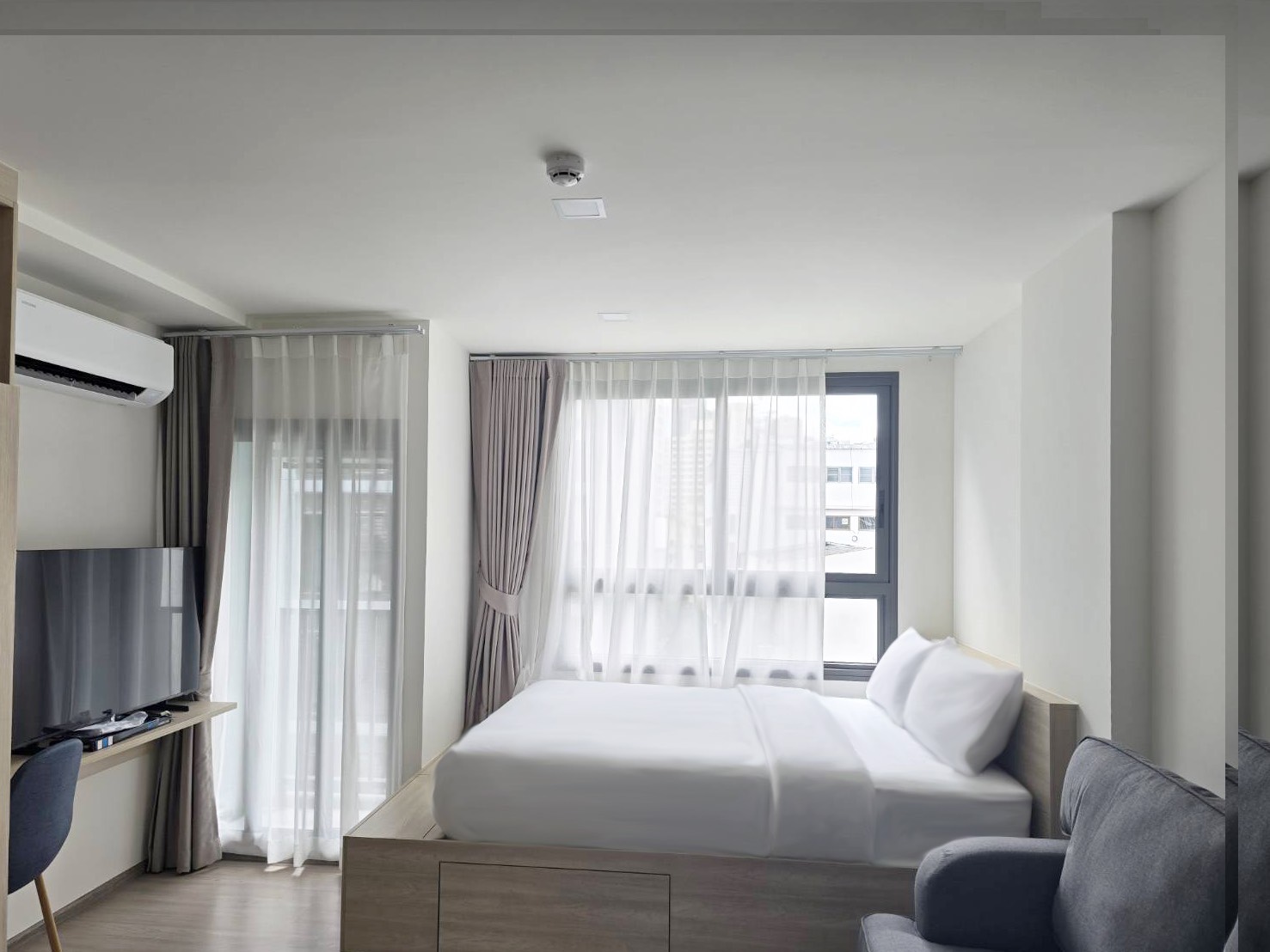 ให้เช่าคอนโด The muve Pradipat (เดอะ มูฟ ประดิพัทธ์) โซน รถไฟฟ้า BTS สะพานควาย ห้องแบบ Studio / 1ห้องน้ำ / โซนครัวปิด ขนาดห้อง 25 ตรม. ชั้น 6