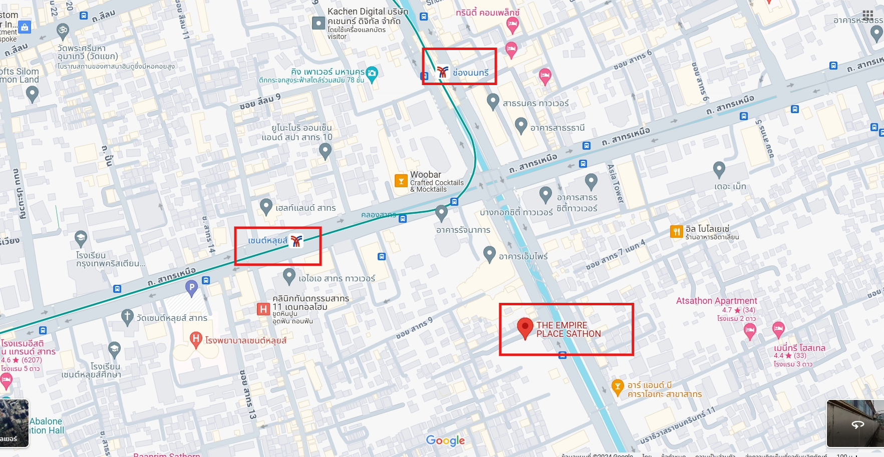 ปล่อยเช่าคอนโด The Empire Place (ดิ เอ็มไพร์ เพลซ) สาทร - 3ห้องนอน 3ห้องน้ำ (1ห้องแม่บ้าน1ห้องน้ำ) 1ห้องนั่งเล่น - ใกล้ BTS ช่องนนทรี เซนต์หลุยส์ - ขนาดห้อง 130 ตรม. จอดรถได้ 2 คัน