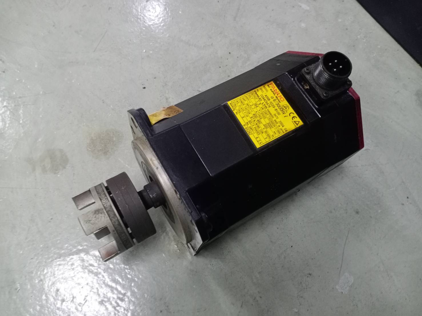 FANUC A06B-0229-B100 ALPHA 8/3000HV I SERVO MOTOR