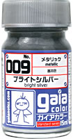 gaia 009 Bright Silver (metallic) 15ml.