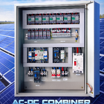 AC-DC Combiner On/Off-Grid Hybrid DC 6 String 800V, 2Inverters 1Phase, ATS (สลับไว) ตู้คอมบายเนอร์ สำหรับระบบโซล่าเซลล์ออนออฟกริดไฮบริด แบบรวม 2 อิเวอร์เตอร์ 1 เฟส ไว้ในตู้เดียวกัน