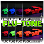 FLU-TONE สีสะท้อนแสงกับหลอดแบล็กไลท์