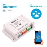Sonoff CH4 สวิตซ์ Wi-FI ไร้สายแบบ 4 ช่อง ควบคุมแยกอิสระผ่านปุ่มและแอพ