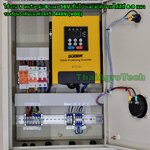 ตู้ควบคุมปั้มโซล่าเซลล์ใช้ไฟได้2ระบบ ไฟฟ้า-และโซล่าเซลล์ SOLAR PUMP INVERTER CONTROLLER 1-2.2 KW 1-3HP (1-3แรง 3PH 220Vac )