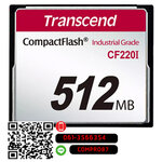 TransCend,CF Card,512MB,Industrial Grade,CF220I,CompactFlash,(SLC),สำหรับเครื่องจักร,CNC