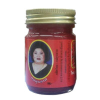 ยาหม่องพริก ตราแม่กุหลาบ (สีแดง) 50 กรัม
