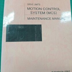 OKUMA MOTION CONTROL SYSTEM (MCS) MAINTENANCE MANUAL WIRING DIAGRAM