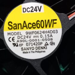 FANUC A90L-0001-0508 SANYO 9WF0624H4D03 FAN MOTOR