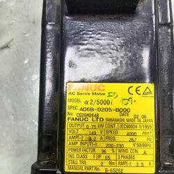 FANUC A06B-0205-B000 ALPHA2/5000I SERVO MOTOR