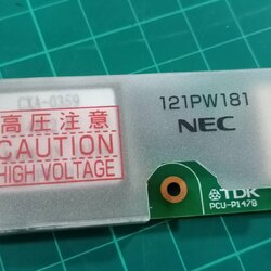 NEC 121PW181 CXM-0358 121PW181-D INVERTER BACKLIGTH