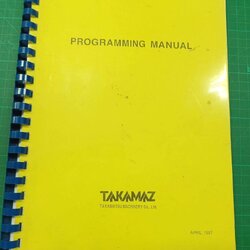 TAKAMAZ PROGRAMMING MANUAL